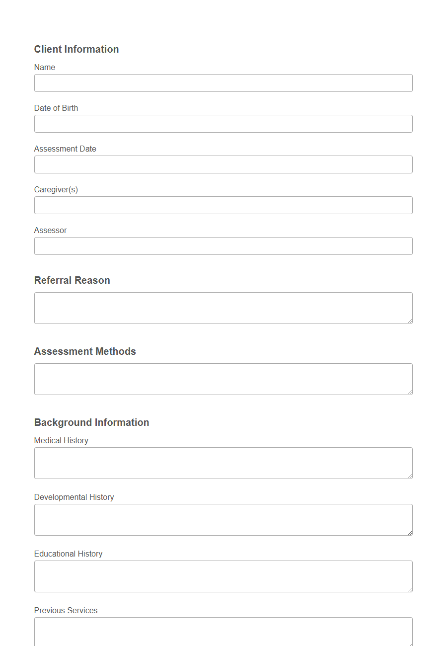 ABA Therapy Progress Note Form Template PDF Samples
