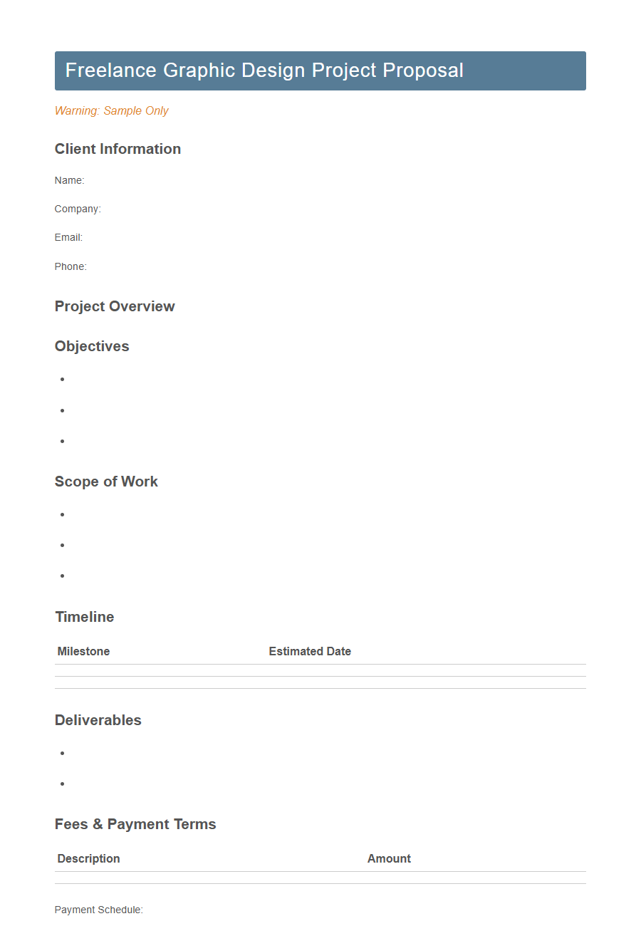 Project Proposal Submission Form Template PDF Samples