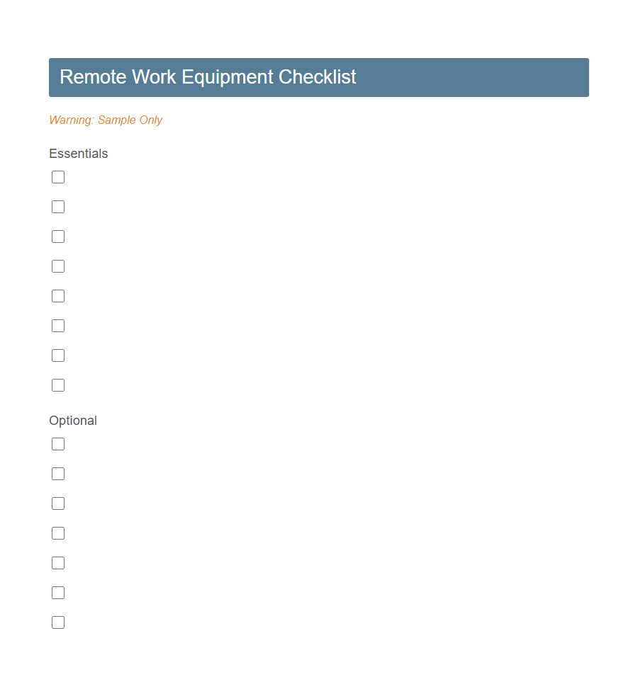 Work From Home Request Form Template PDF Samples