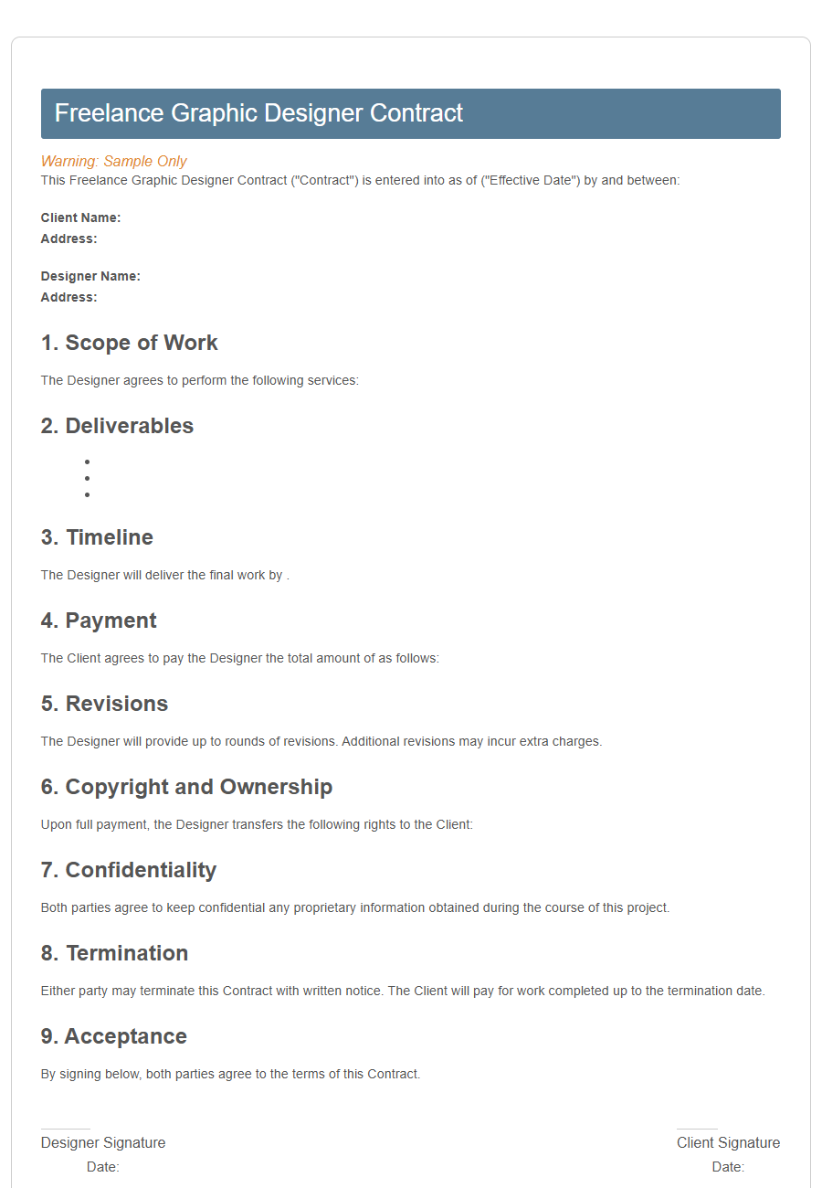 Employment Contract Agreement Form Template PDF Samples