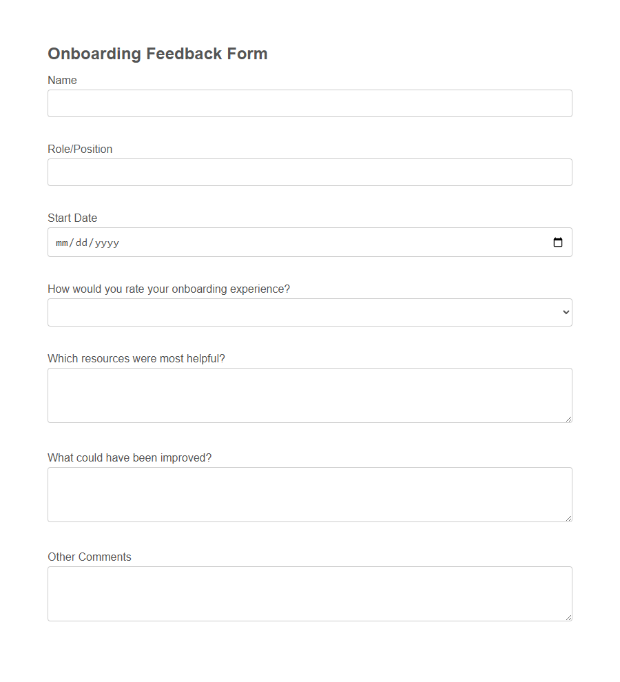 Mobile App Feedback Form Template PDF Samples