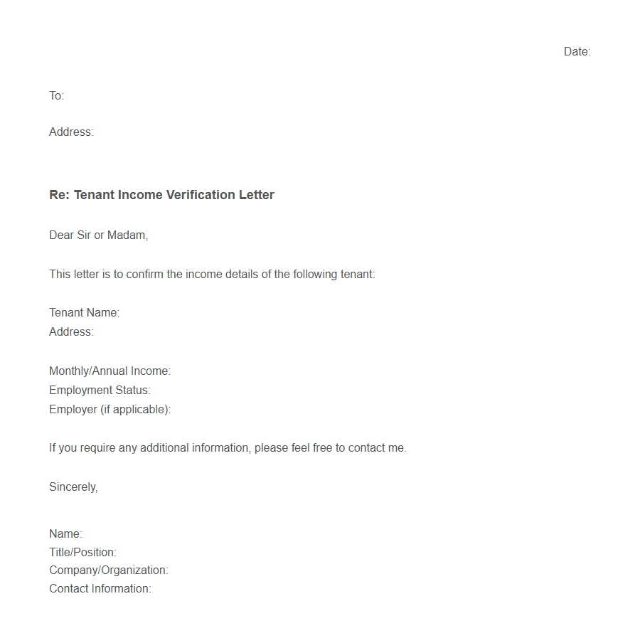 Rental History Verification Form Template PDF Samples