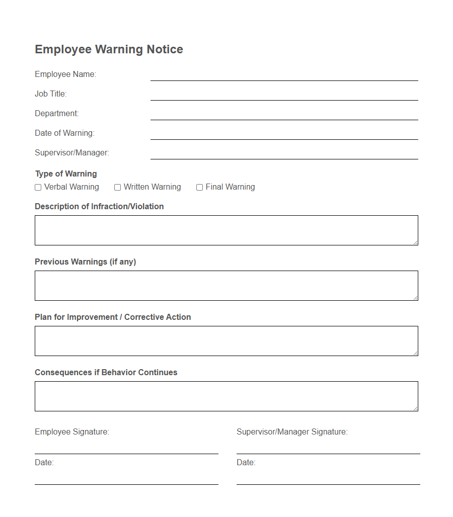 Workplace Incident Report Form PDF Samples