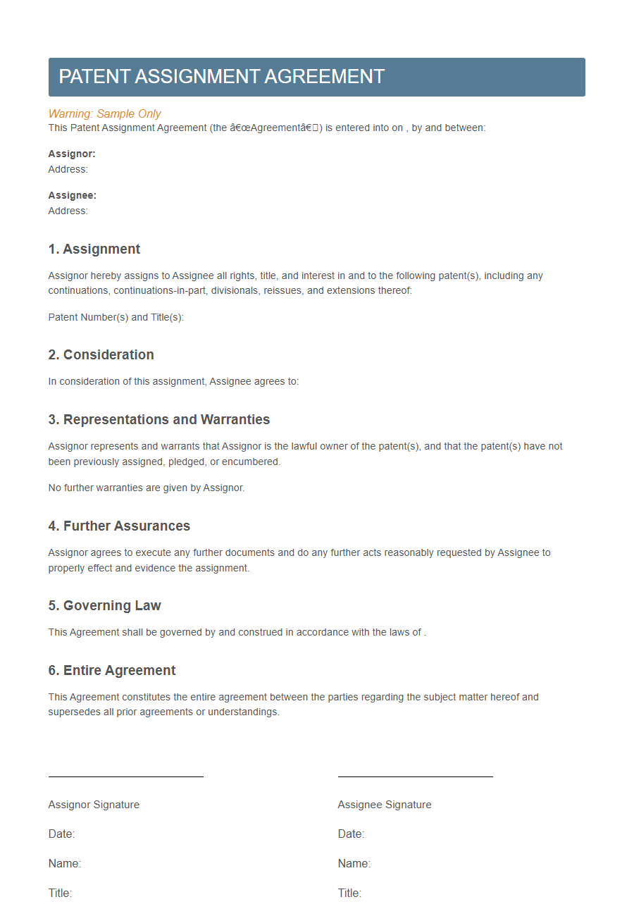 Copyright Transfer Form Template PDF Samples