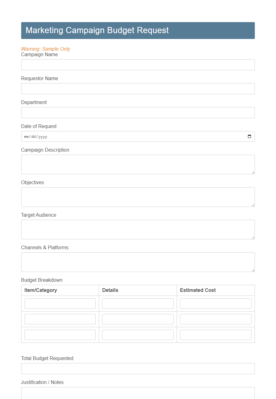 Capital Expenditure Approval Form Template PDF Samples