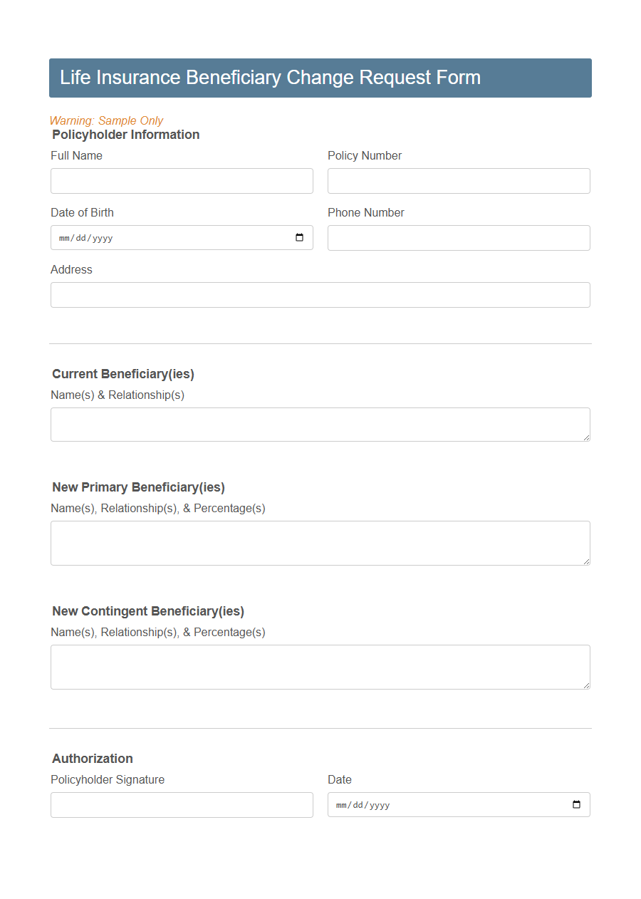 Insurance Reinstatement Request Form Template PDF Samples