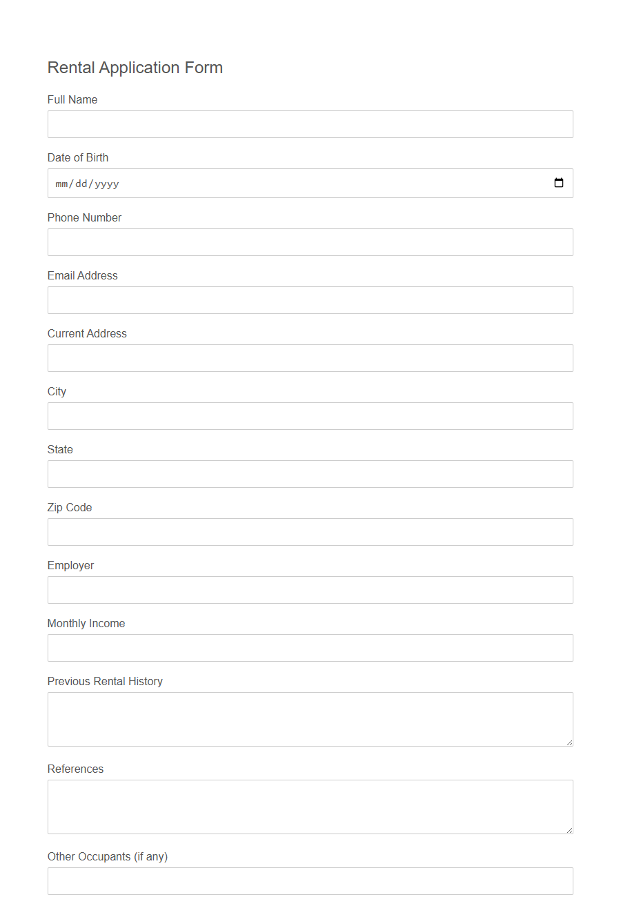 Open House Sign-In Form PDF Samples