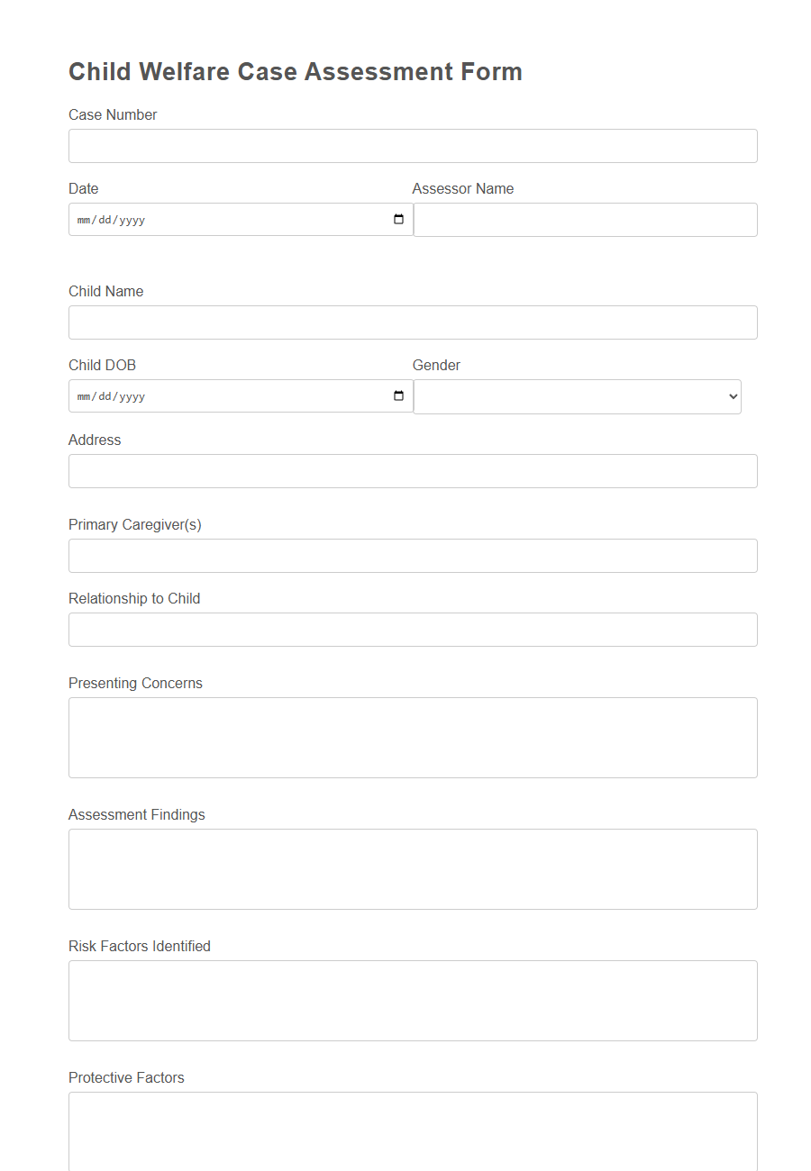Social Service Eligibility Determination Form Template PDF Samples