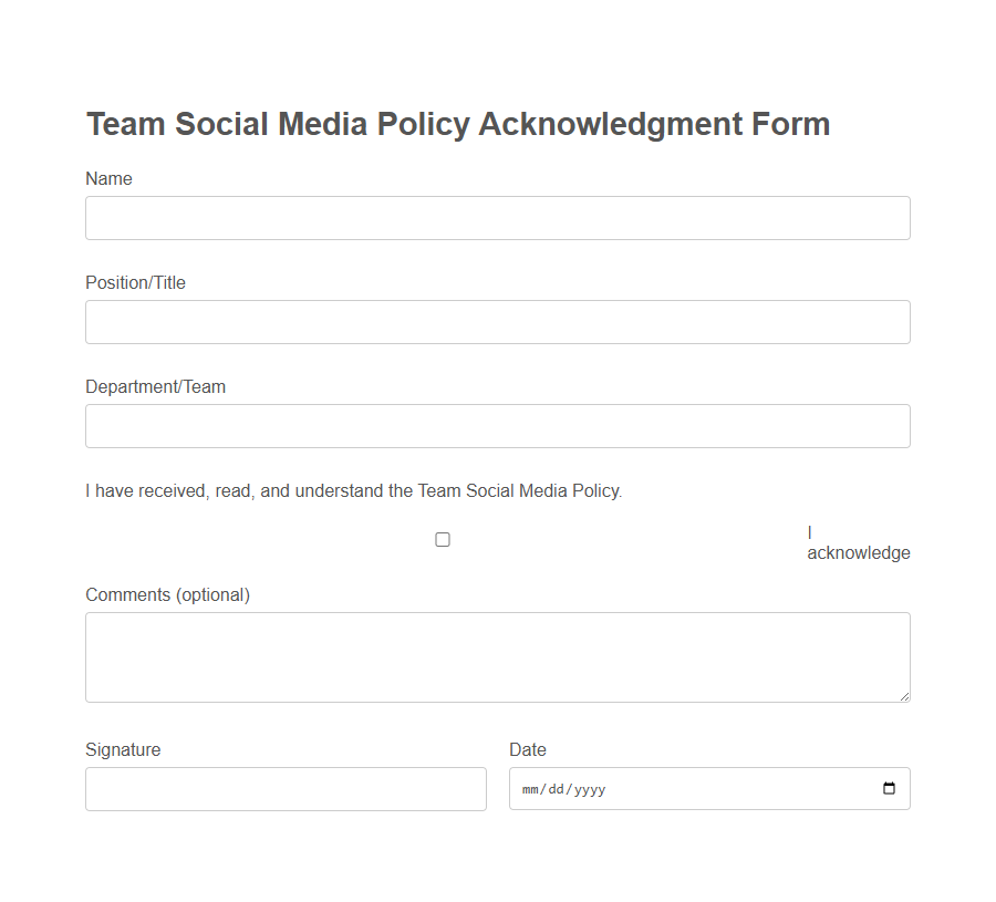 Player Code of Conduct Agreement Form Template PDF Samples