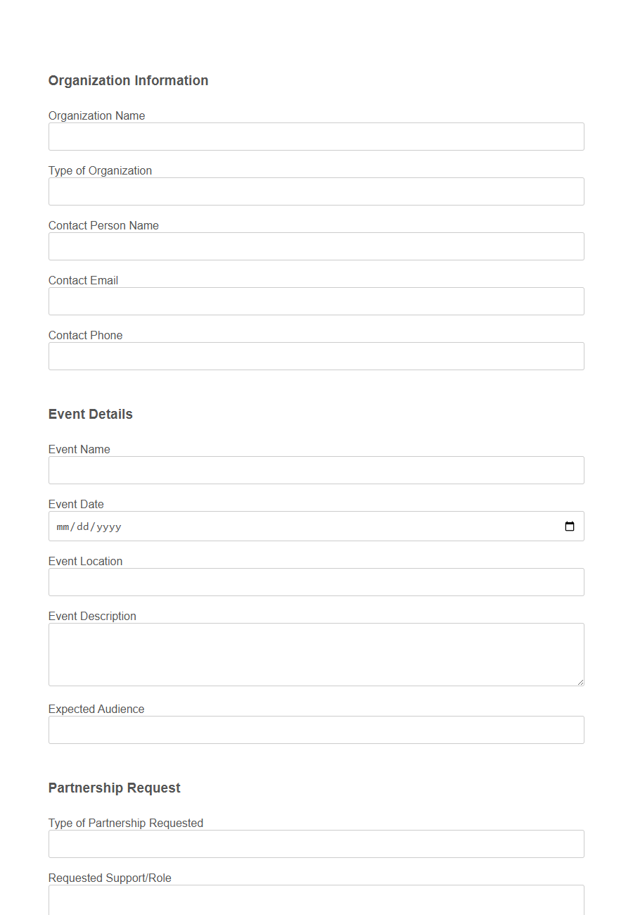 Tourism Promotion Material Request Form Template PDF Samples
