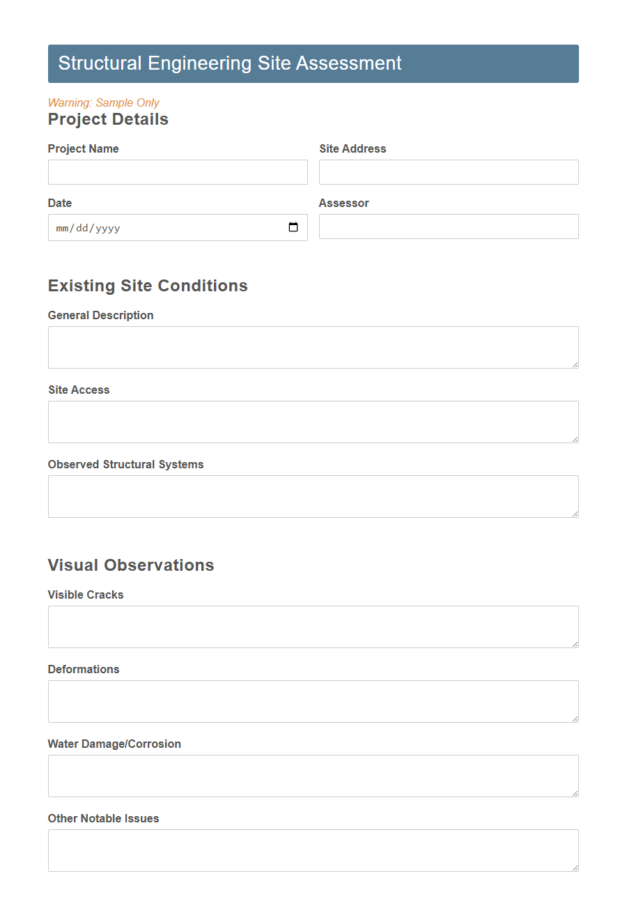 Engineering Technical Inquiry Form Template PDF Samples