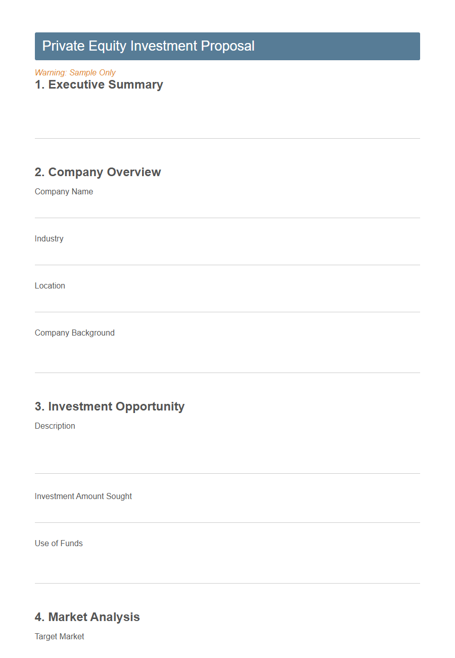 Investment Proposal Submission Form Template PDF Samples