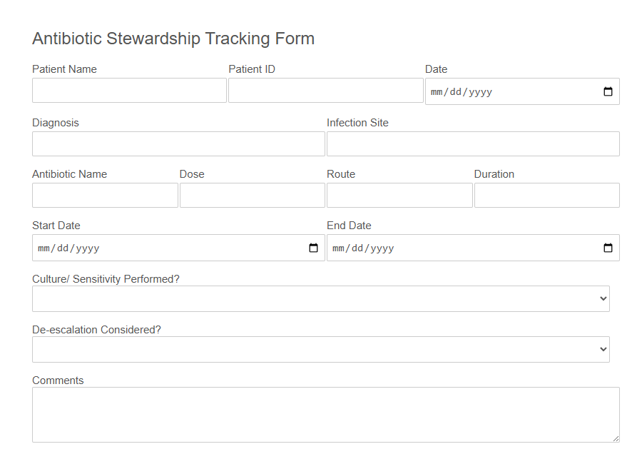 Medication Reconciliation Form Template PDF Samples