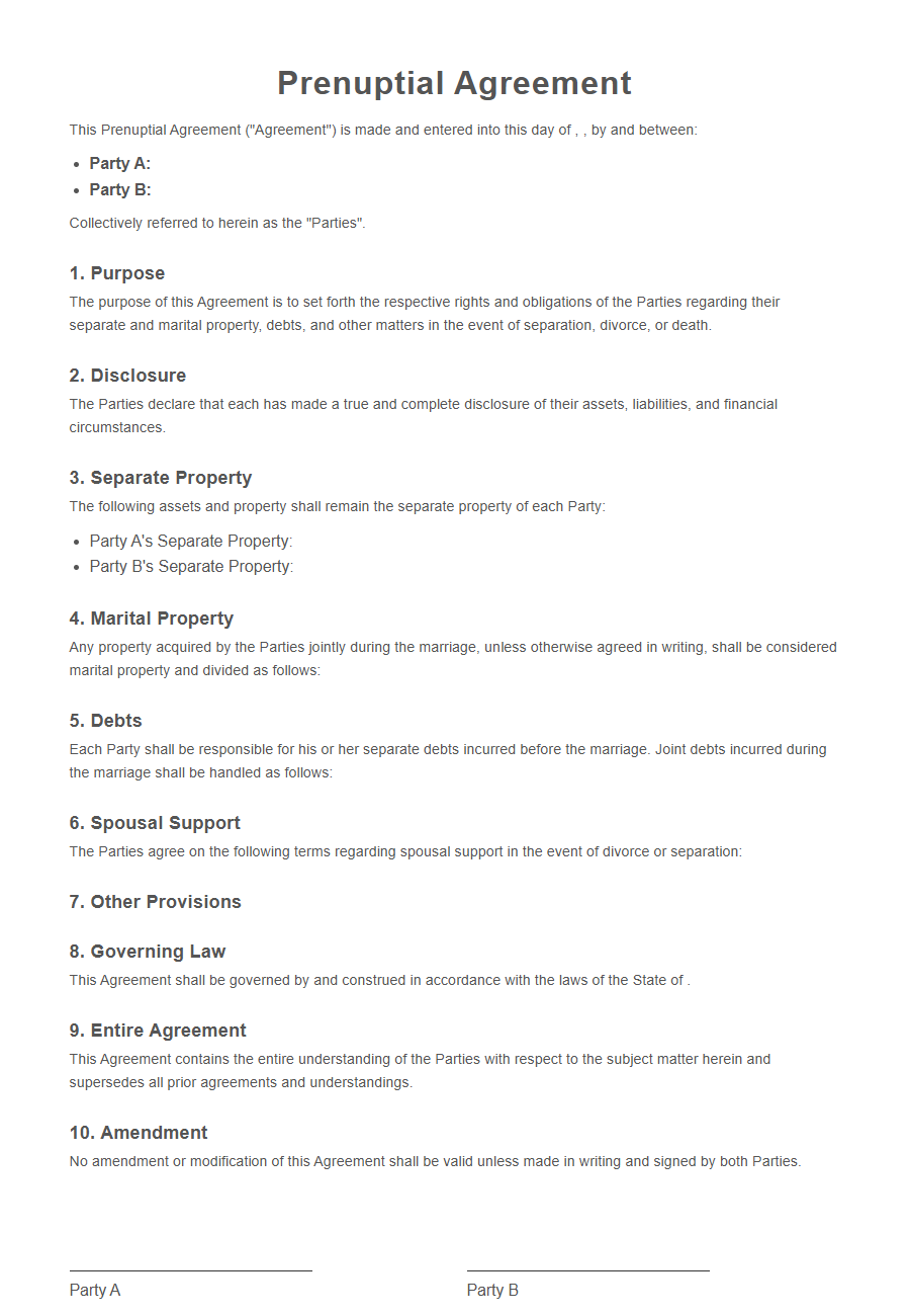 Marriage Intention Form Template PDF Samples