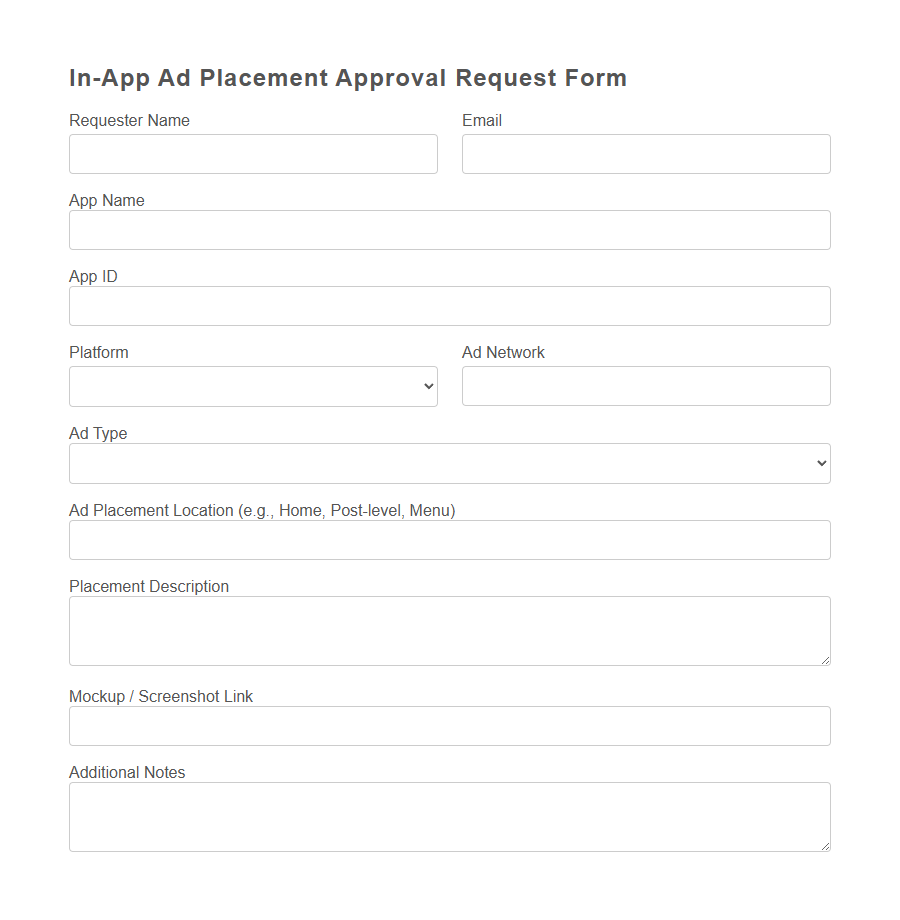 Programmatic Ad Placement Approval PDF Samples