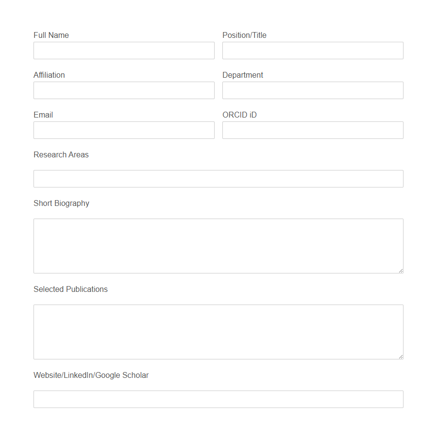 Author Information Sheet Form PDF Samples
