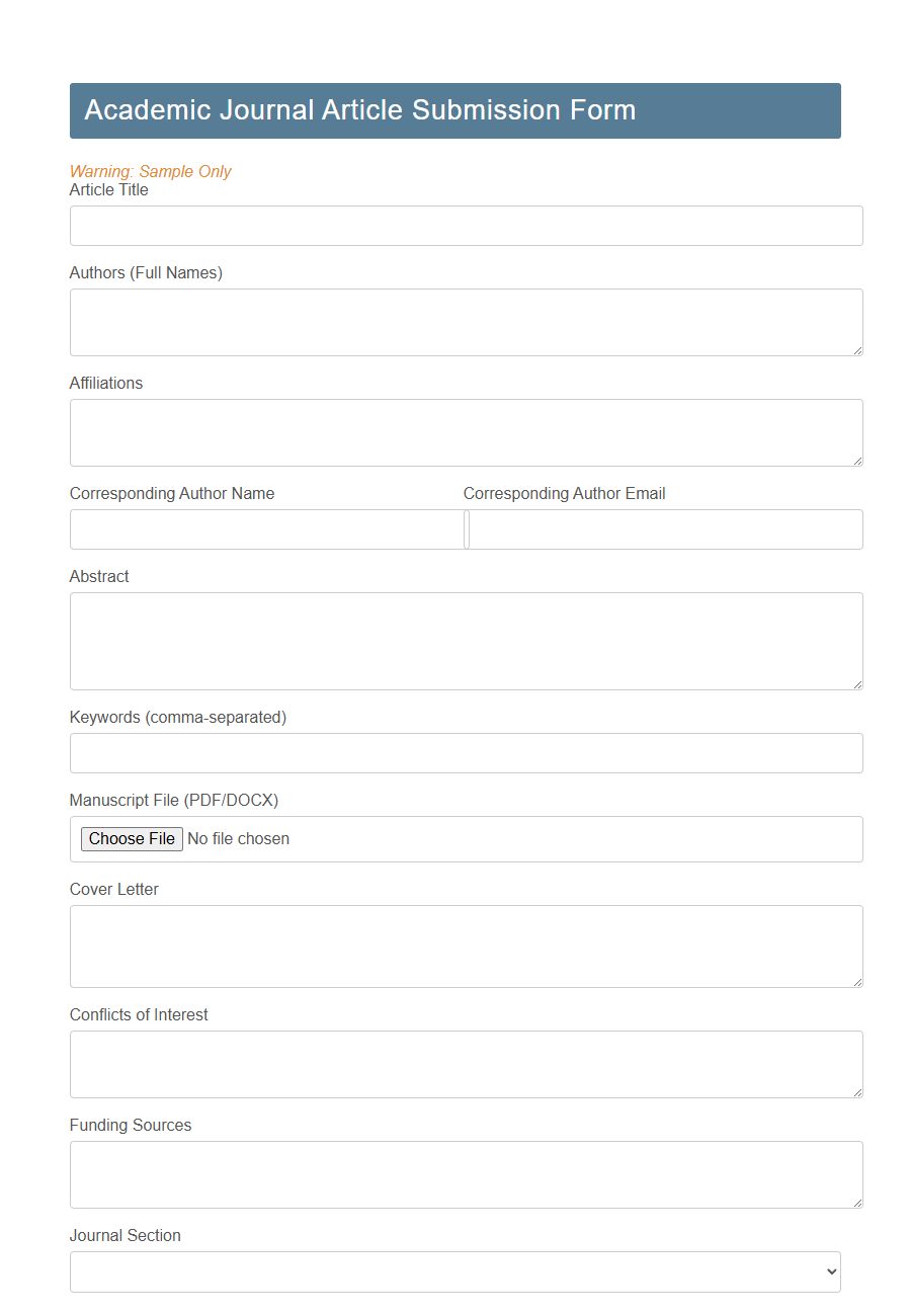 Book Proposal Submission Form Template PDF Samples